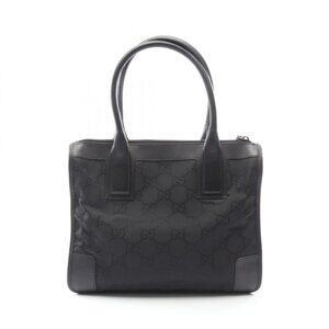 Gucci Handbag GG Nylon Black Tote